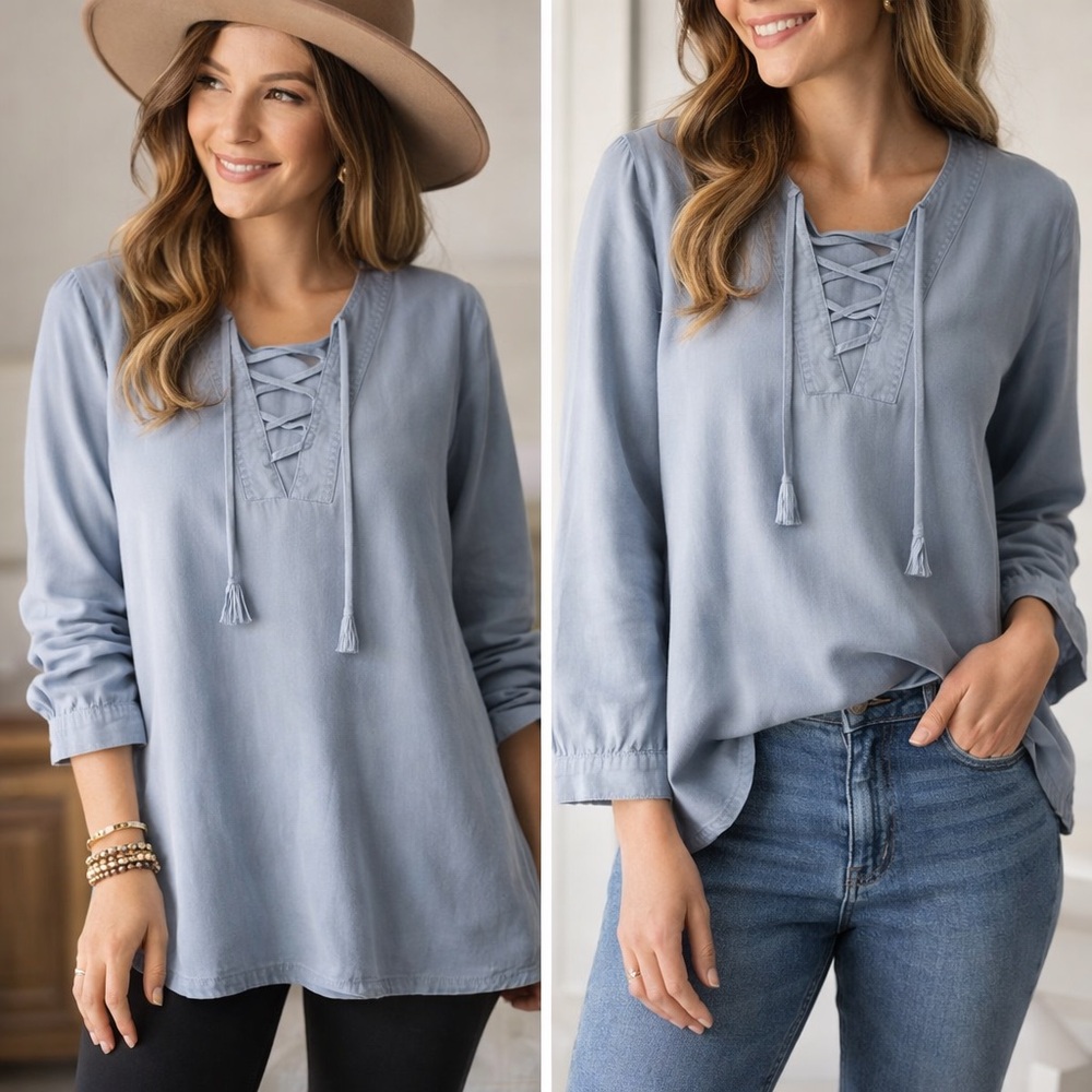 J. Jill Lace-Up V-Neck Tunic
01-0009